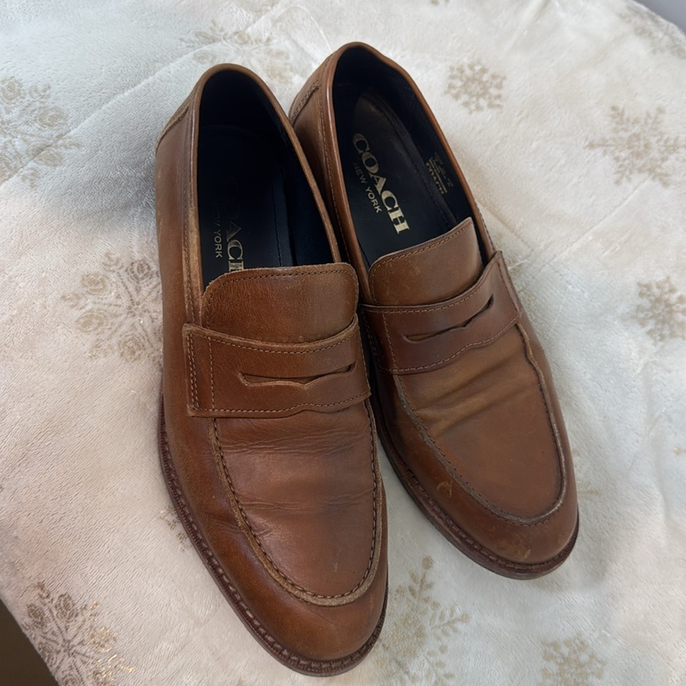 Men’s Coach Leather Shoes Size 9 - Picture 5 of 5